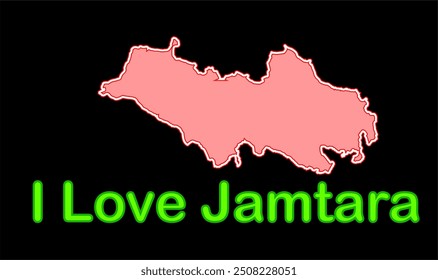 Mapa do brilho do distrito de Jamtara, distrito de Jamtara, estado de Jharkhand, República da Índia, Governo de Jharkhand, território indiano, Índia oriental, política, aldeia, turismo