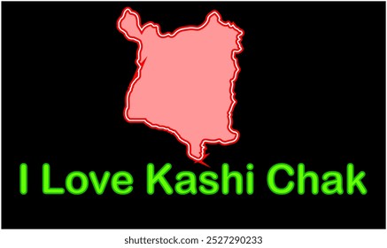 Mapa do brilho de Kashi chak, Distrito de Nawada, Estado de Bihar, República da Índia, Governo de Bihar, Território indiano, Índia Oriental, política, aldeia, turismo