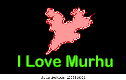 Mapa do brilho de Murhu, Khunti District, Jharkhand state, República da Índia, Governo de Jharkhand, Território indiano, Índia Oriental, política, aldeia, turismo