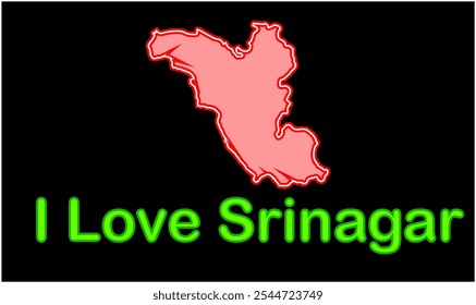 Mapa do brilho de Srinagar, Distrito de Purnia, Estado de Bihar, República da Índia, Governo de Bihar, Território indiano, Índia Oriental, política, aldeia, turismo