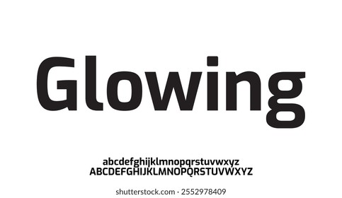 Glänzender, minimaler Schriftgrad. Luxuriöse Vektorgrafik für Unternehmen. Modernes Logo-Design für Gaming-Schriftarten.
