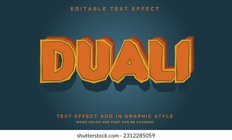 Glowing and modern typography and editable vector text style effect Joppelin text style theme