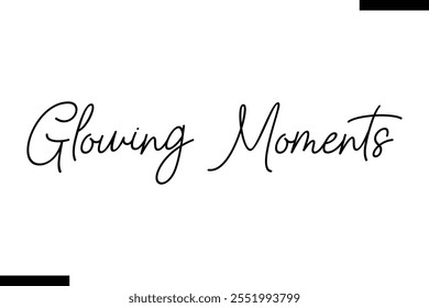 Glowing Moments  christmas trees quotes text typography
