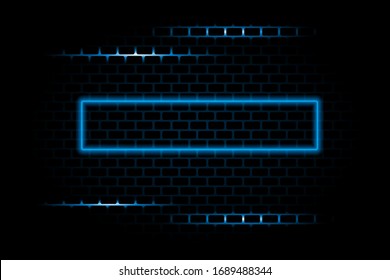Glowing neon background With neon light effect eps 10