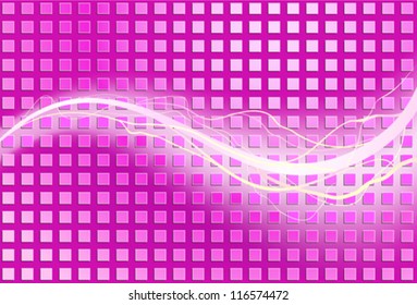 Glowing neon curves
