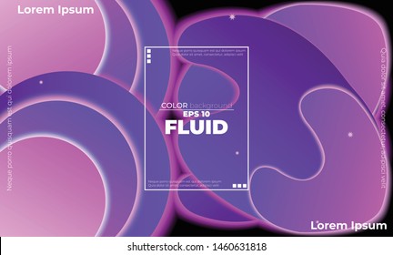 glowing neon elements with fluid gradient. Dynamic style banner design from fruit concept. suitable for poster, web,  landing page,  cover , and  greeting  card  promotion. social media.