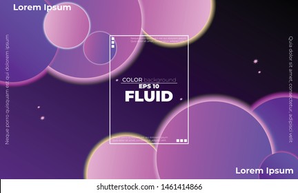 glowing neon elements with fluid gradient. Dynamic style banner design from fruit concept. suitable for poster, web,  landing page,  cover , and  greeting  card  promotion. social media.