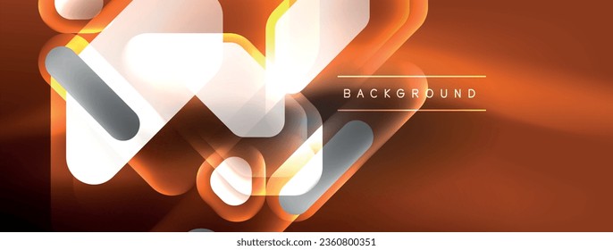 Glühende neonische geometrische Elemente abstrakter Hintergrund. Neonlicht- oder Lasershow, elektrische Impulse, Stromleitungen, Techno-Quantenenergieimpuls, magische, dynamische Linien