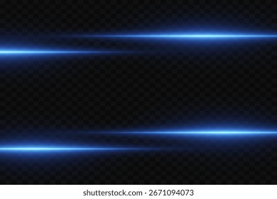 Glowing neon light lines. Vector illustration