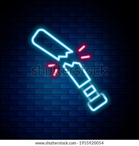 Similar – Image, Stock Photo Broken neon sign on a hotel