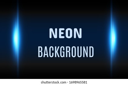 Glowing neon lines on a transparent background. Abstract digital design.