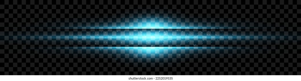 Líneas de neón brillantes en un fondo transparente. Resumen del diseño digital.