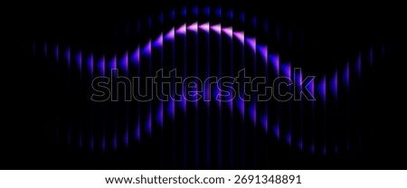 Glowing neon waves form vibrant circular gradient with fractal glass effect and blending purple cyan colors. Futuristic and dreamy background with wave effect adds fluid movement and dynamic depth

