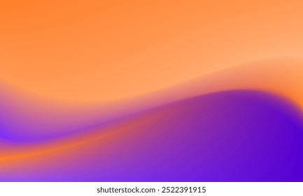 Glowing orange and violet color line gradient background texture. Modern abstract wavy design for artwork, banner, poster, cover, decoration, backdrop, brochure, display, greeting, advertising