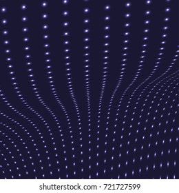 Glowing Particle Background