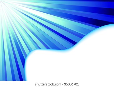 Glowing party flyer. Vector illustration