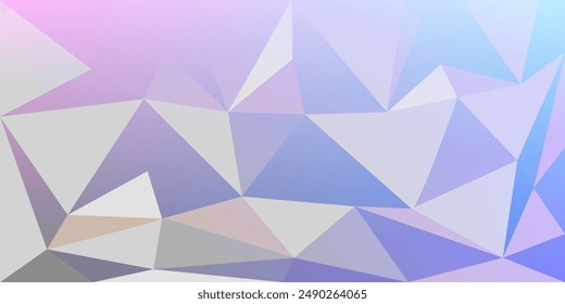 fondo de patrón de polígono colorido pastel brillante