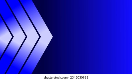 Glowing piercing triangle outlines over dark blue gradient background