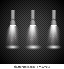 Glowing pocket torch light