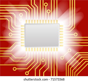Glowing processor