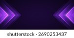 Glowing purple arrows background, dynamic glowing pointers backdrop, fast motion.