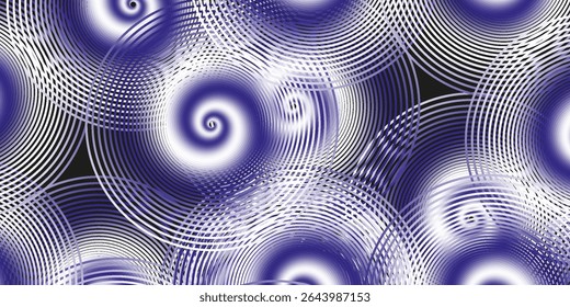 glowing radio wave with black background	