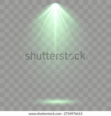 Glowing ray bright, festive atmosphere design.