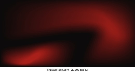 Forma abstrata vermelha brilhante, fundo vermelho preto granulado escuro, fundo de textura de ruído design banner capa de papel de parede cabeçalho poster dinâmico futurista