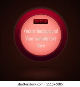 Glowing red banner (screen)