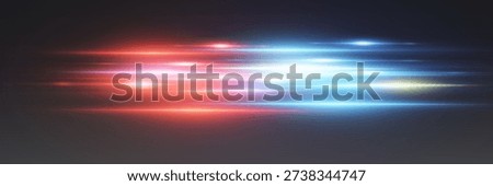 Glowing red and blue light lines creating an abstract background texture