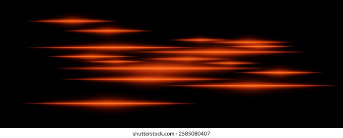 Glowing red light streaks on a black background. Horizontal neon beams create a high-speed motion effect, symbolizing futuristic technology and digital energy. Sci-fi, cyber, abstract design