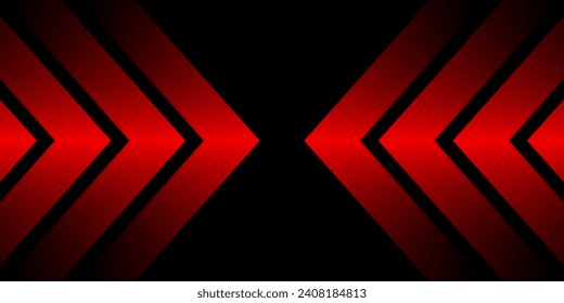 Glühender abstrakter roter Techno-Hintergrund. Modernes Grafikdesign-Element Zukunftskonzept. Vektorgrafik.