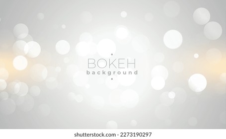 glowing and shiny bokeh pattern wallpaper design vector 