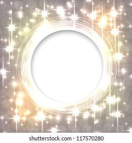Glowing shiny christmas background. Vector eps10.