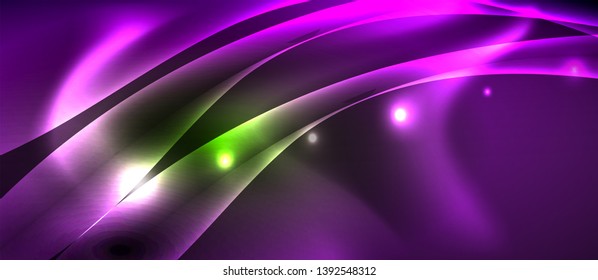 Fondo abstracto de luz brillante brillante, plantilla vectorial