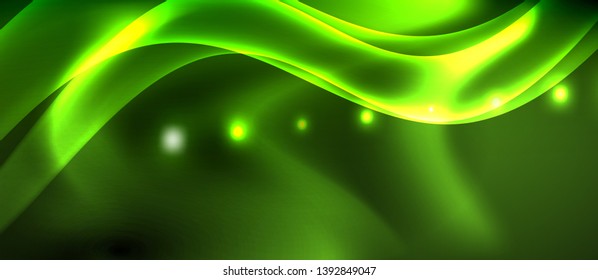 Glowing shiny light abstract background, vector template