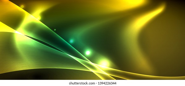 Glowing shiny light abstract background, vector template