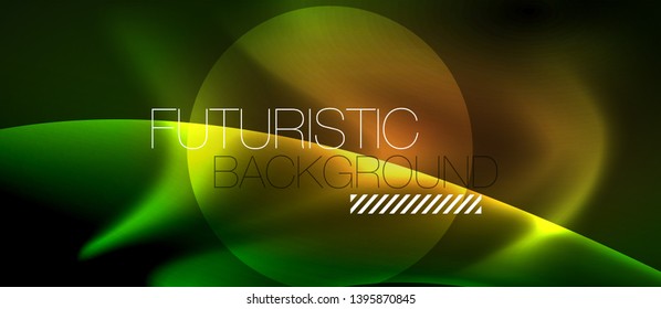 Fondo abstracto de luz brillante brillante, plantilla vectorial