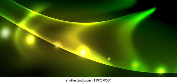 Fondo abstracto de luz brillante brillante, plantilla vectorial