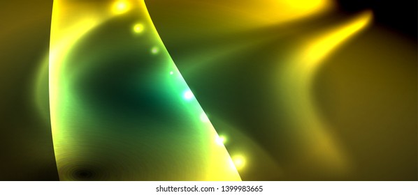 Fondo abstracto de luz brillante brillante, plantilla vectorial