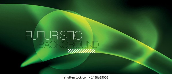 Fondo abstracto de luz brillante brillante, plantilla vectorial