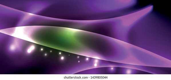 Glowing shiny light abstract background, vector template