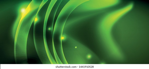 Glowing shiny light abstract background, vector template