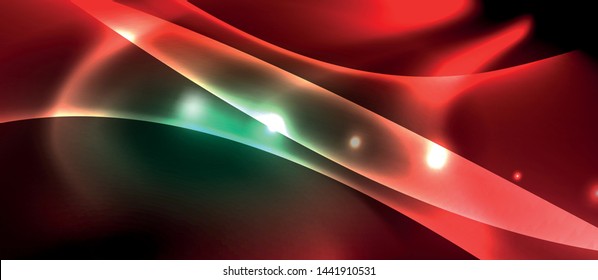 Glowing shiny light abstract background, vector template