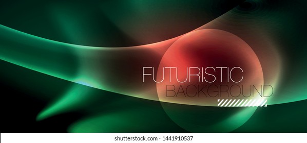 Fondo abstracto de luz brillante brillante, plantilla vectorial
