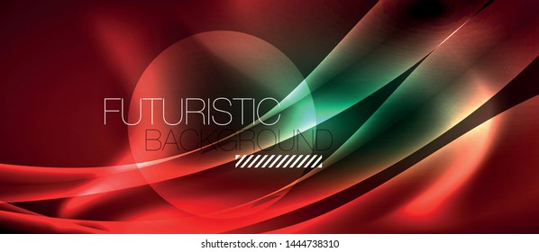 Fondo abstracto de luz brillante brillante, plantilla vectorial