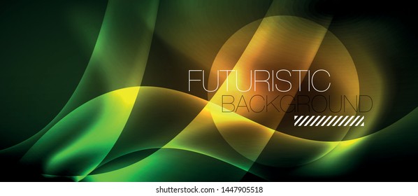 Fondo abstracto de luz brillante brillante, plantilla vectorial