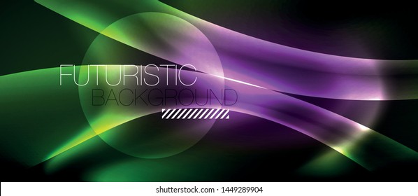 Fondo abstracto de luz brillante brillante, plantilla vectorial