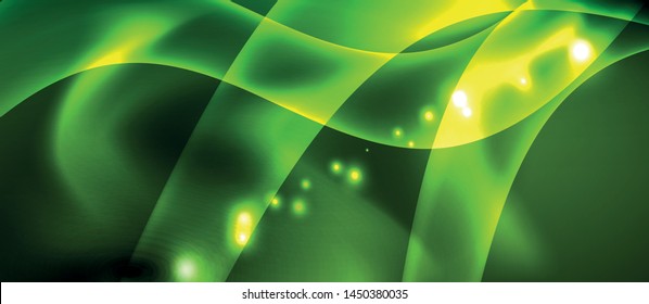 Glowing shiny light abstract background, vector template