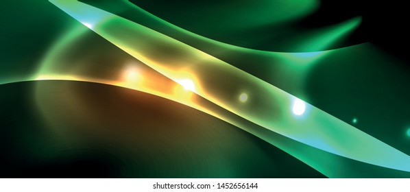 Fondo abstracto de luz brillante brillante, plantilla vectorial